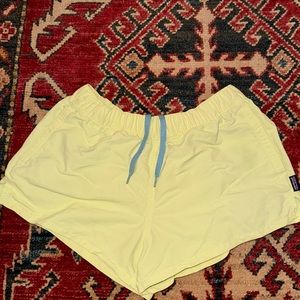 Yellow Patagonia Shorts